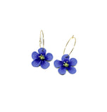Blue Flax Flower Dangles