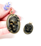 Gilded Skull Earrings
