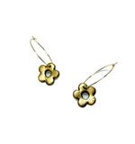 Itty Bitty Gold Daisy Dangles