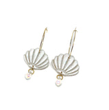 Iridescent Shell  Dangles