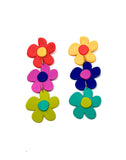 Mismatched Daisy Chain Earrings