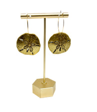 Gold Sand Dollar Dangles