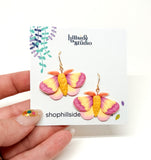 Rosy Maple Moth Dangles