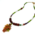 Autumn Leaves Beaded Necklace