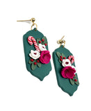 Floral Candy Cane Dangles