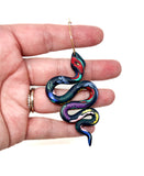 Anya Snake Earrings - Chakra Floral