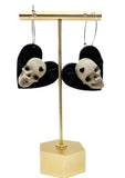 Love you to Death - Skull Heart Earrings