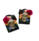 Colorful Floral Skulls