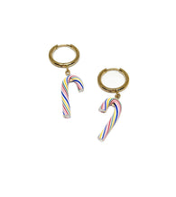 Rainbow Candy Cane Huggies