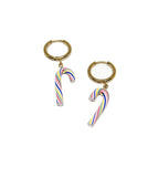 Rainbow Candy Cane Huggies