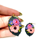 Colorful  Floral Dangles
