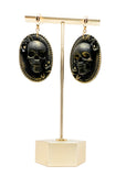 Gilded Skull Earrings