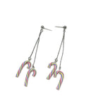 Double Rainbow Candy Cane Dangles
