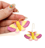 Rosy Maple Moth Dangles