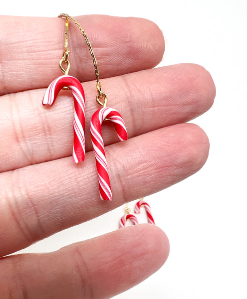 Double Candy Cane Dangles PRE ORDER