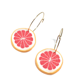 Grapefruit Slice Hoops