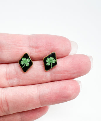 Four Leaf Clover Studs