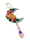 Floral Moon Sun Catcher Wall Hanging One