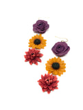 Autumn Flower Chain Dangles