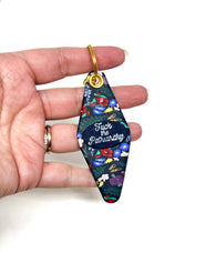 F*ck the Patriarchy Keychain - Chakra Floral