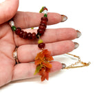 Autumn Leaves Beaded Necklace
