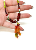 Autumn Leaves Beaded Necklace