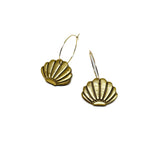 Gold Shell Dangles