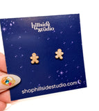 Gingerbread Man Studs