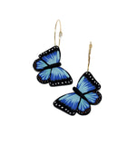 Butterfly Dangles: Blue Morpho