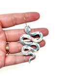 Anya Snake Earrings - Folk Art