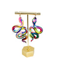Anya Snake Earrings - Rainbow Scraps