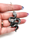 Anya Snake Earrings - B&W Pattern Mix