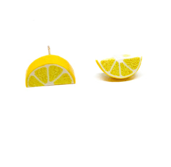 Lemon Slice Clay Studs