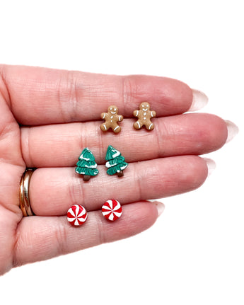 Christmas Stud Set