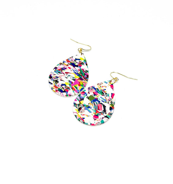 Teardrop Dangles - Happy Scrappy
