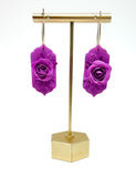 Lilith Floral Dangles - Orchid