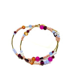 Autumn Beaded Wrap Bracelet