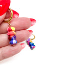 Rainbow Bead Huggies