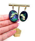Green Mushroom Dangles
