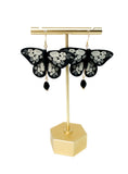 Moody Floral Moth Dangles