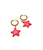 Coral Starfish Huggies