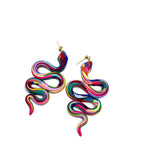 Anya Snake Earrings - Rainbow Scraps