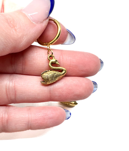 Brass Swan Huggies