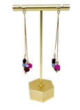 Autumn Beaded Dangle Earrings