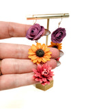 Autumn Flower Chain Dangles