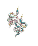 Anya Snake Earrings - Folk Art