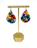 Teardrop Dangles - Rainbow Prism