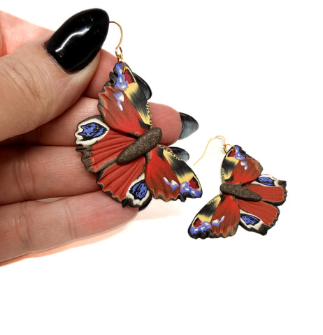 Peacock Butterfly Dangles