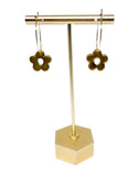 Itty Bitty Gold Daisy Dangles