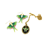 Luna Moth Necklace